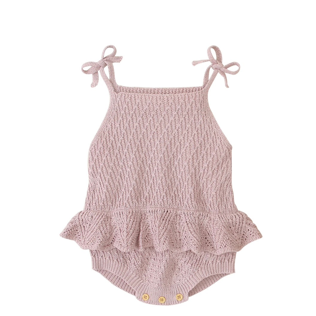 Knitted Sleevless Romper