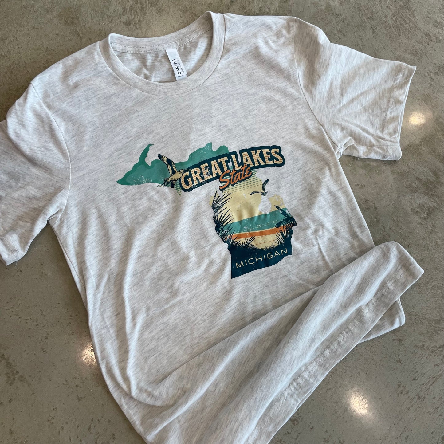 Great Lakes State Adult T-shirt