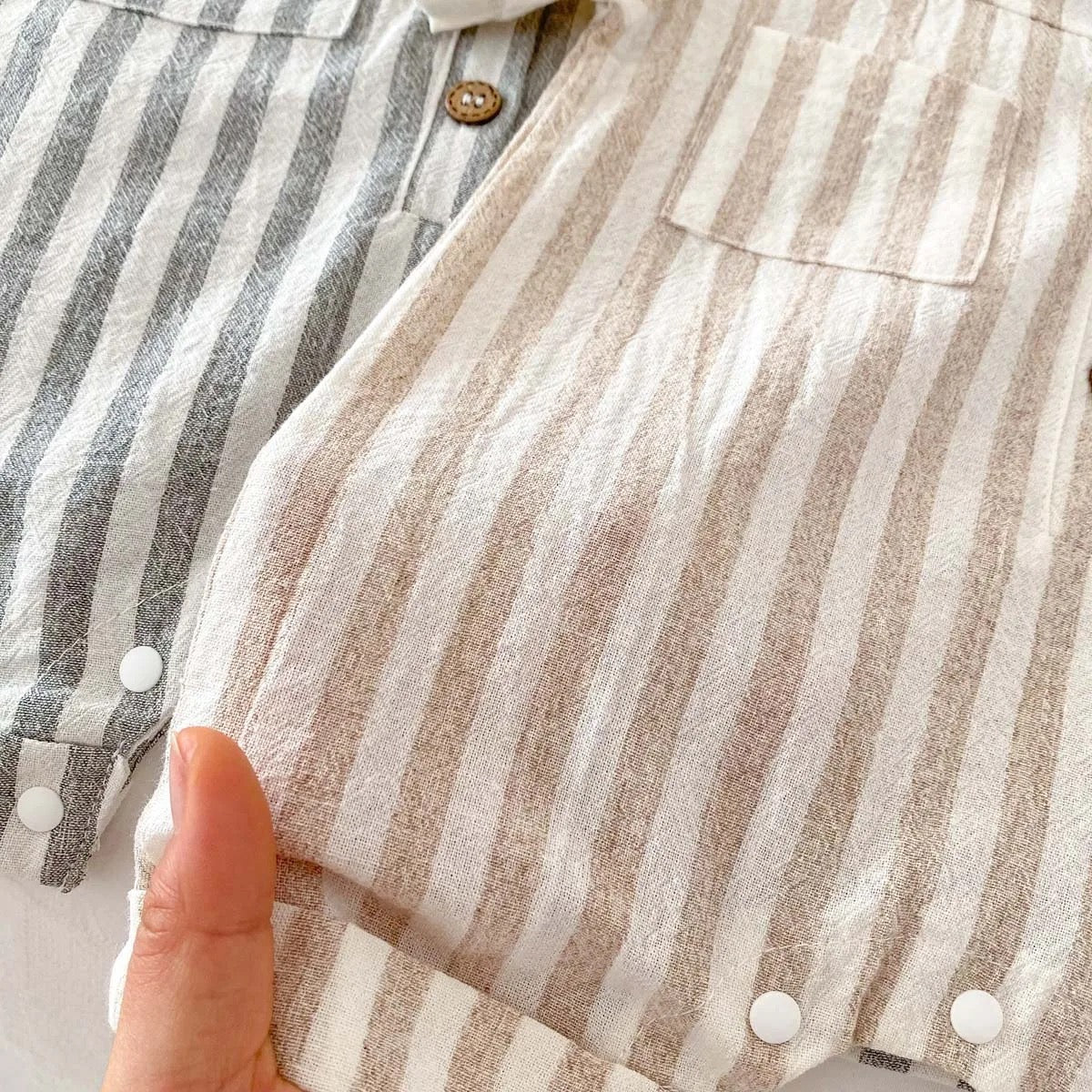 Striped Shorts Outfit