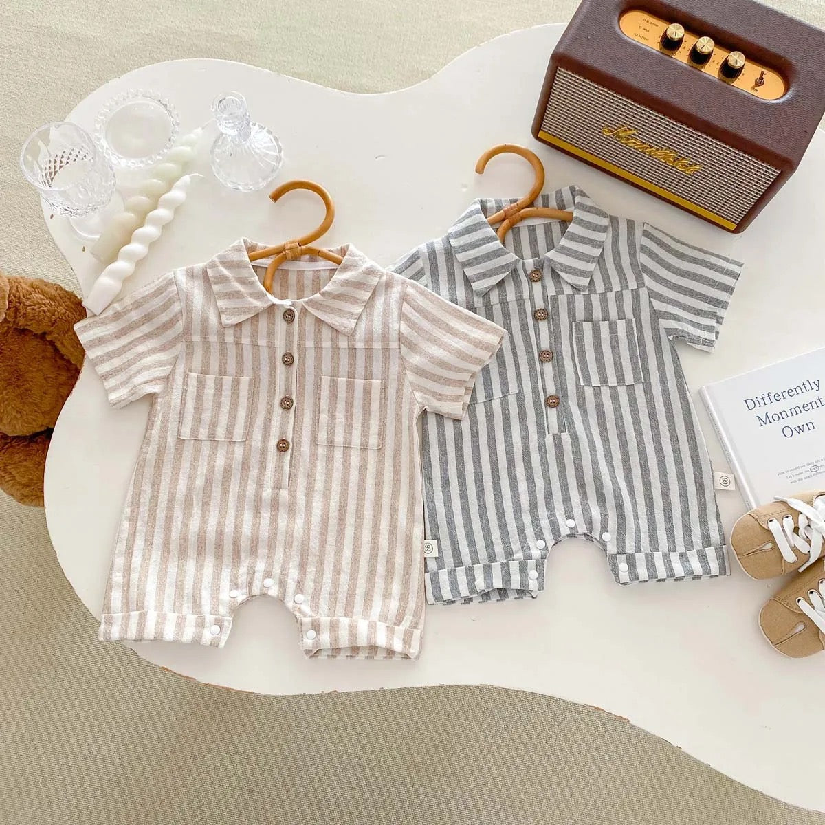 Striped Shorts Outfit