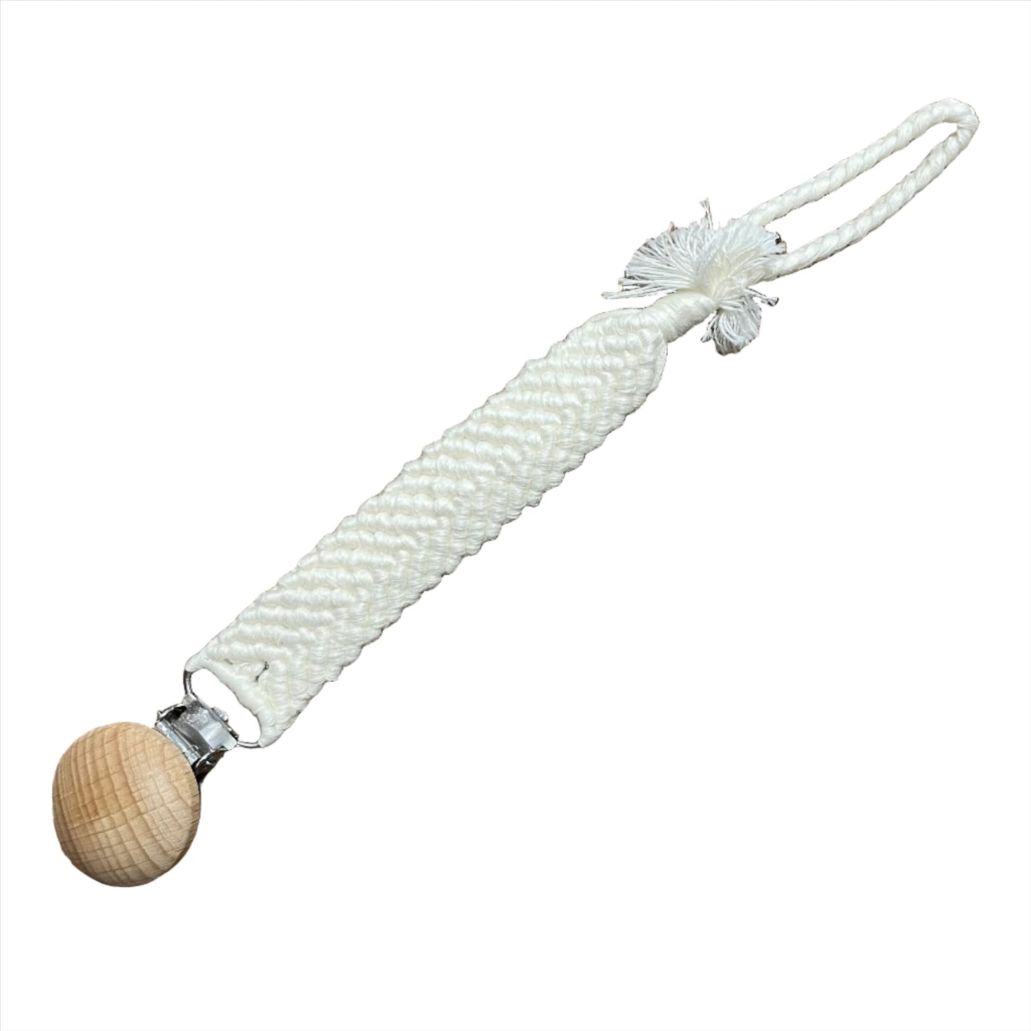 Macrame Pacifier Clip