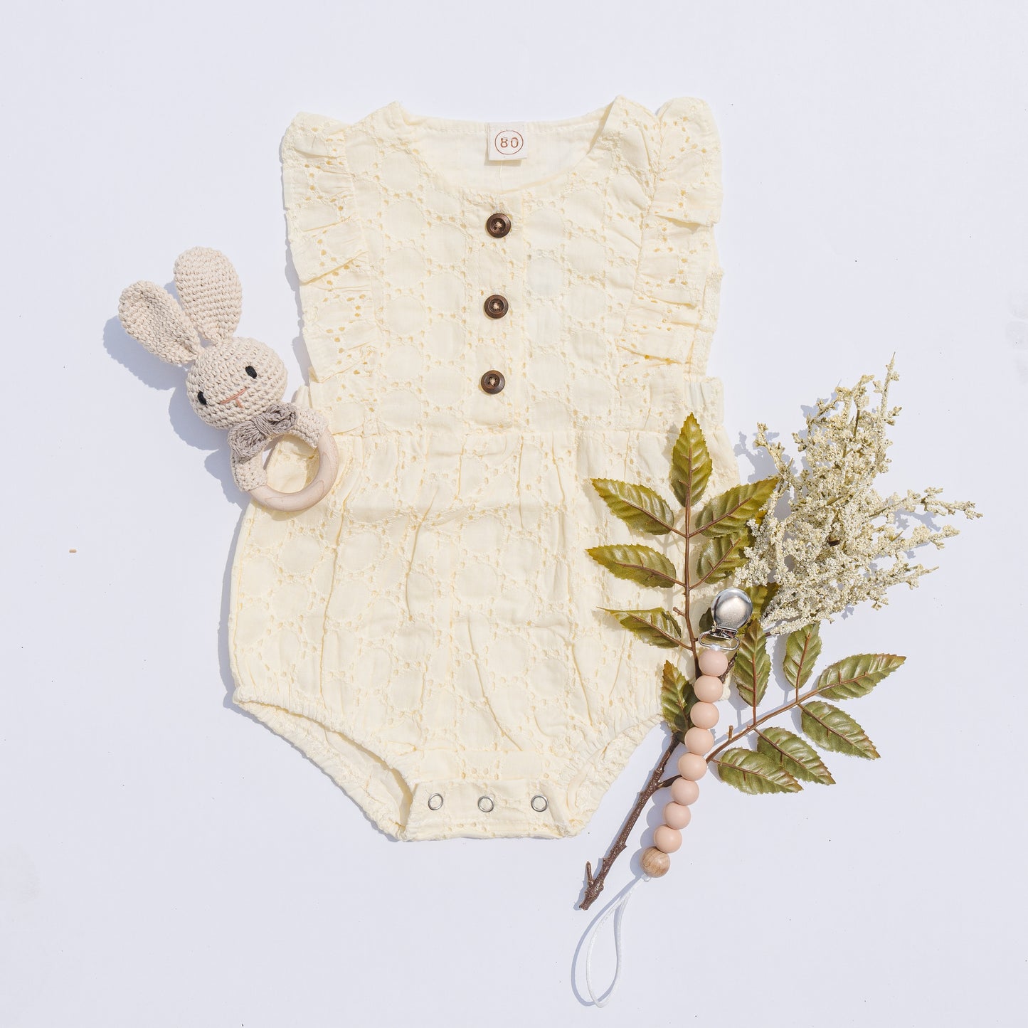 Eyelet Romper