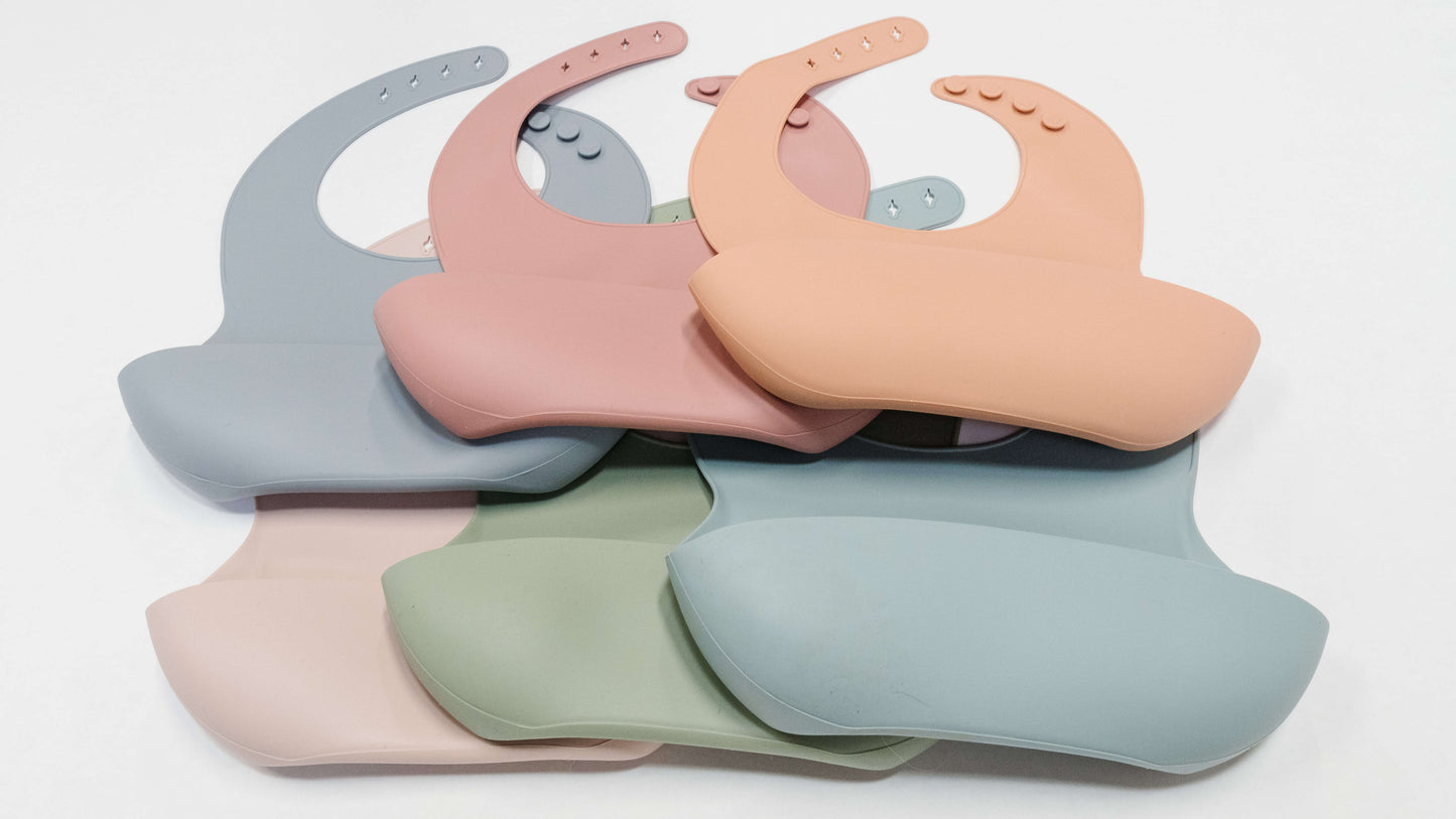 Silicone Pocket Bibs