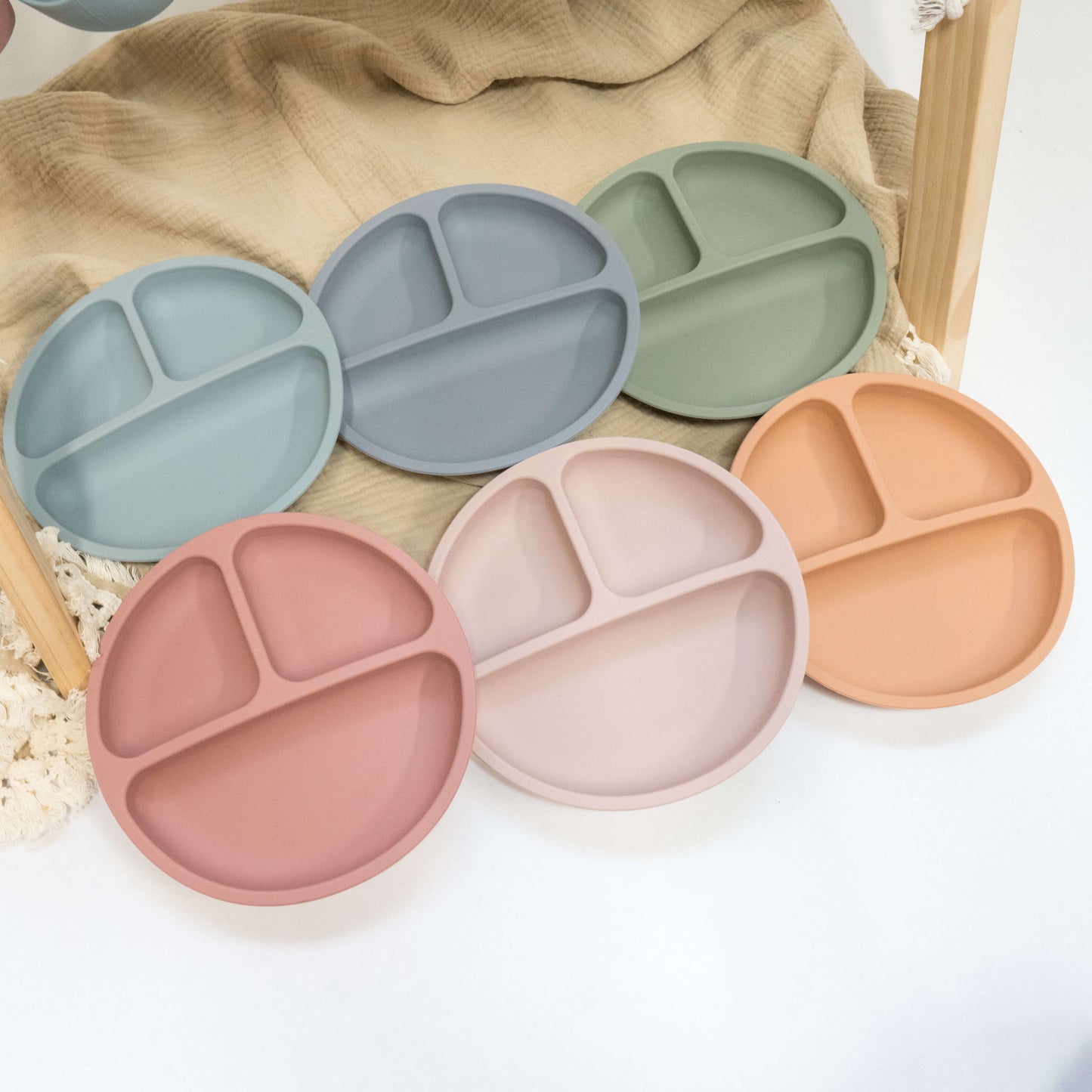 Silicone Divided Plates