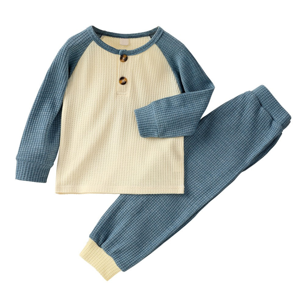 Waffle Pajama Set