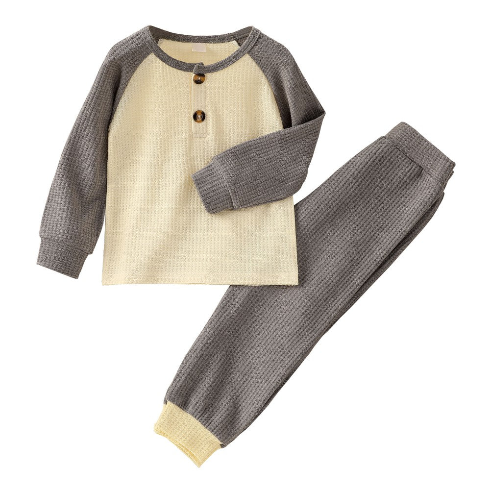 Waffle Pajama Set
