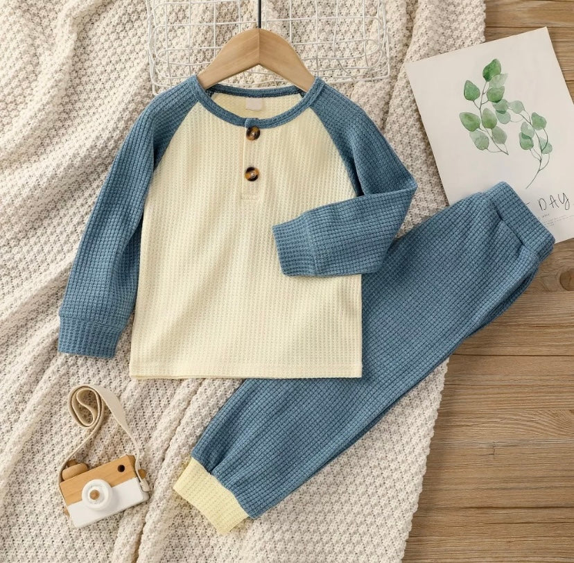 Waffle Pajama Set