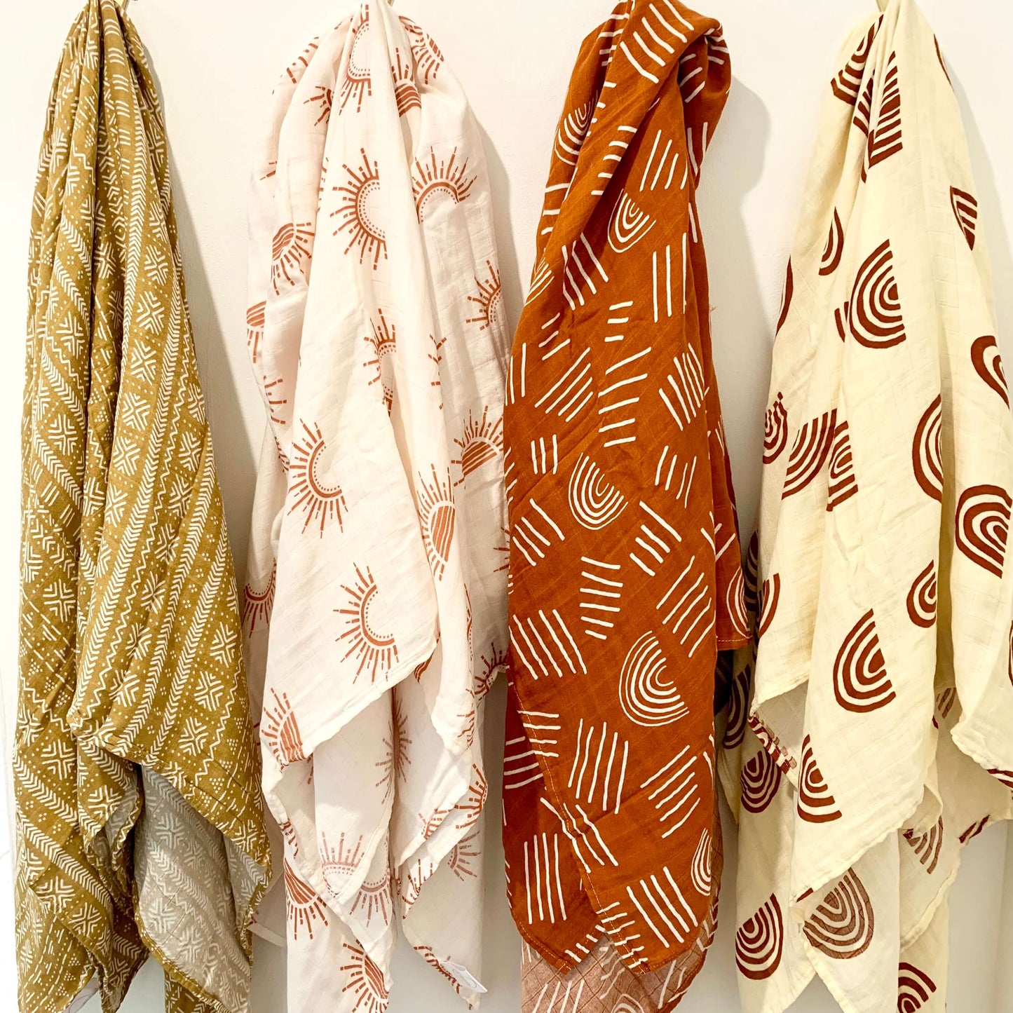 Printed Muslin Swaddle Blankets