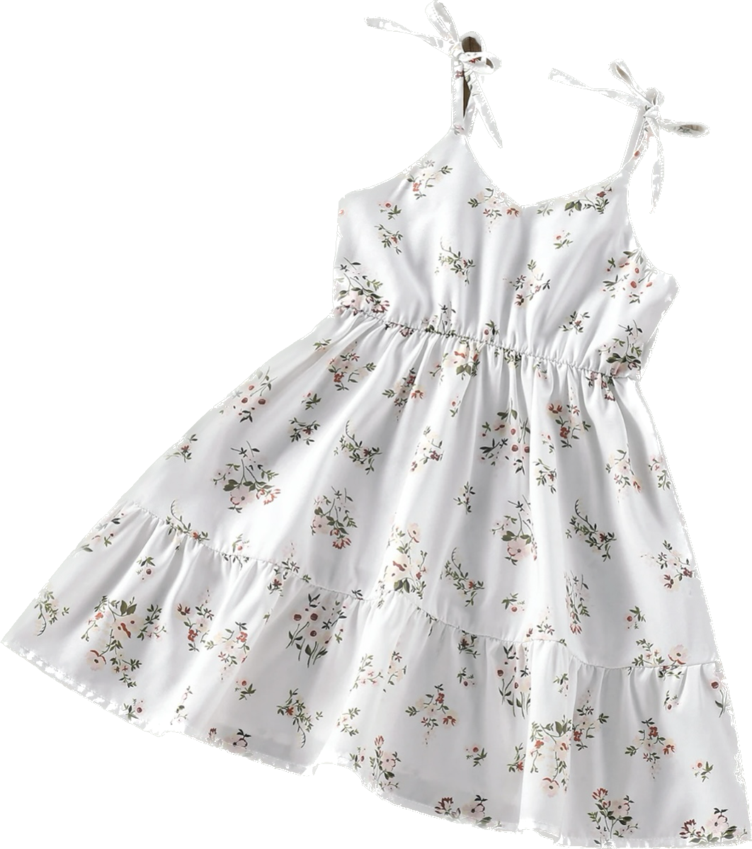Sleeveless Floral Dress