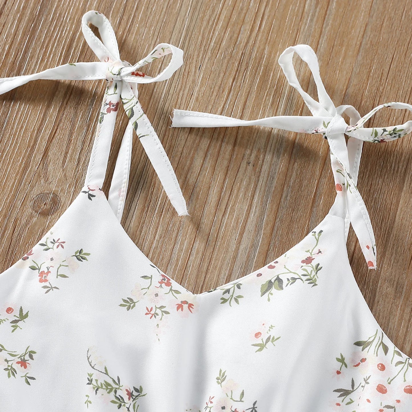 Sleeveless Floral Dress