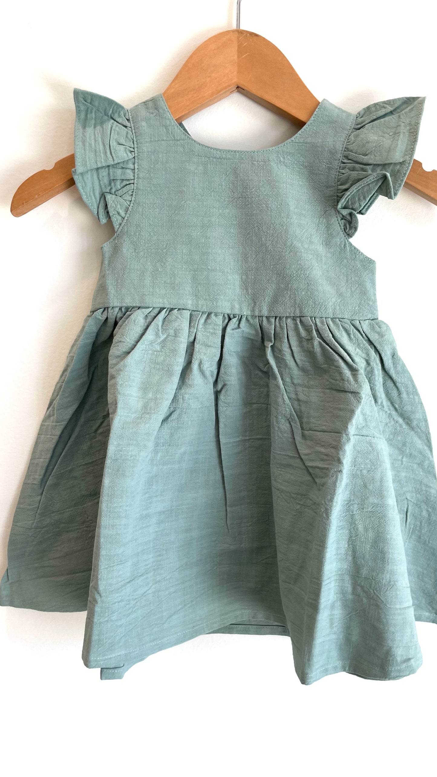 Linen Crossback Dress