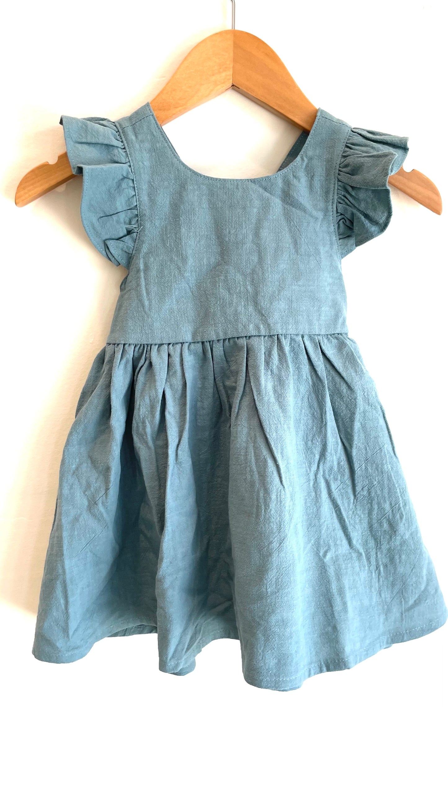 Linen Crossback Dress