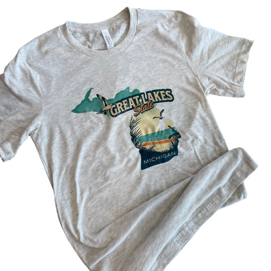 Great Lakes State Adult T-shirt