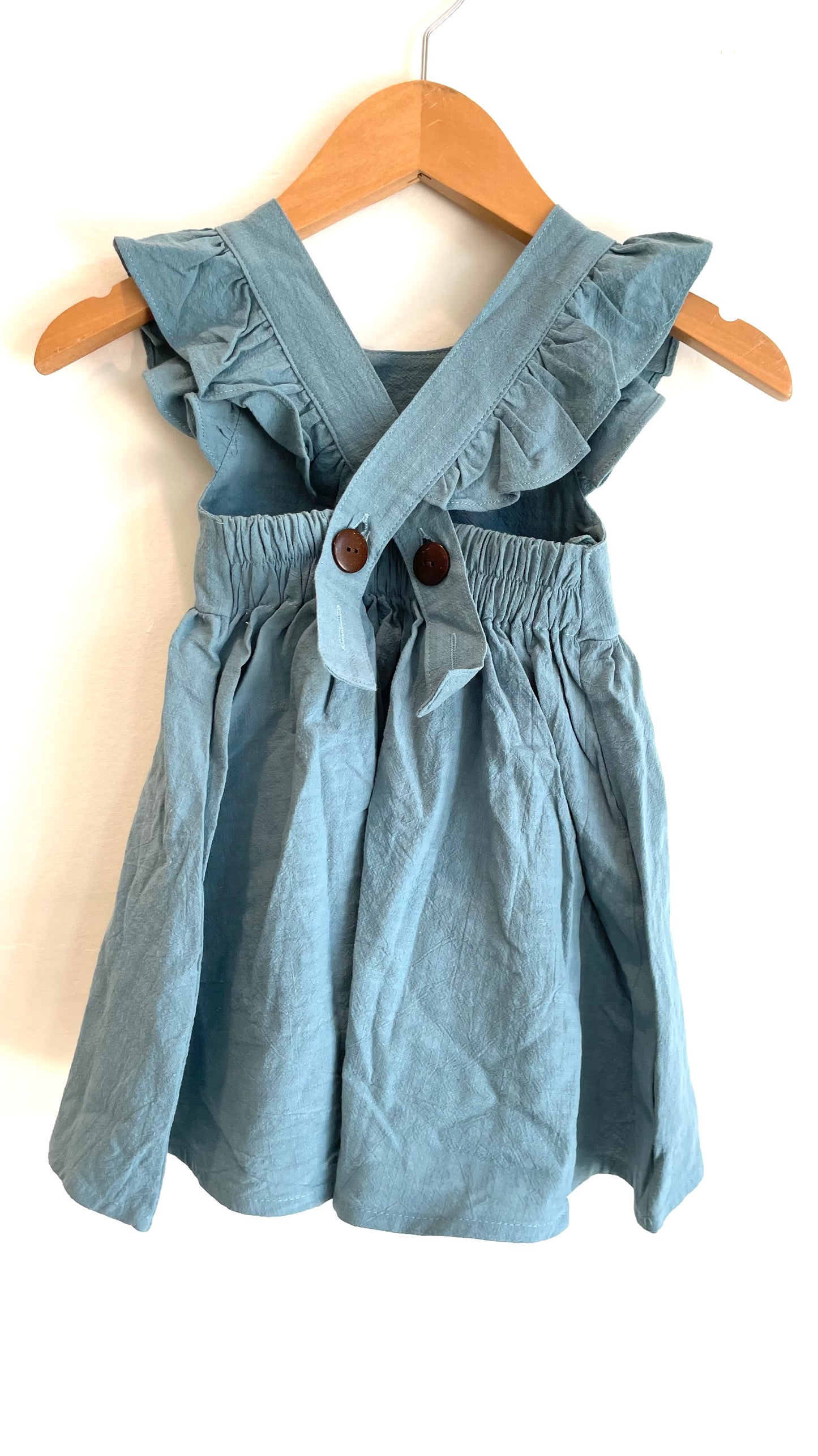 Linen Crossback Dress