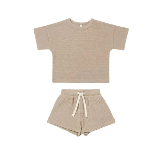 Waffle Shorts Set