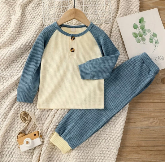 Waffle Pajama Set